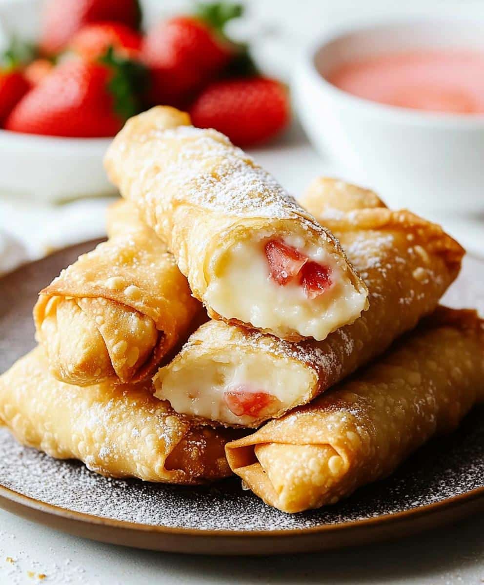 Cheesecake Egg Rolls Recipe