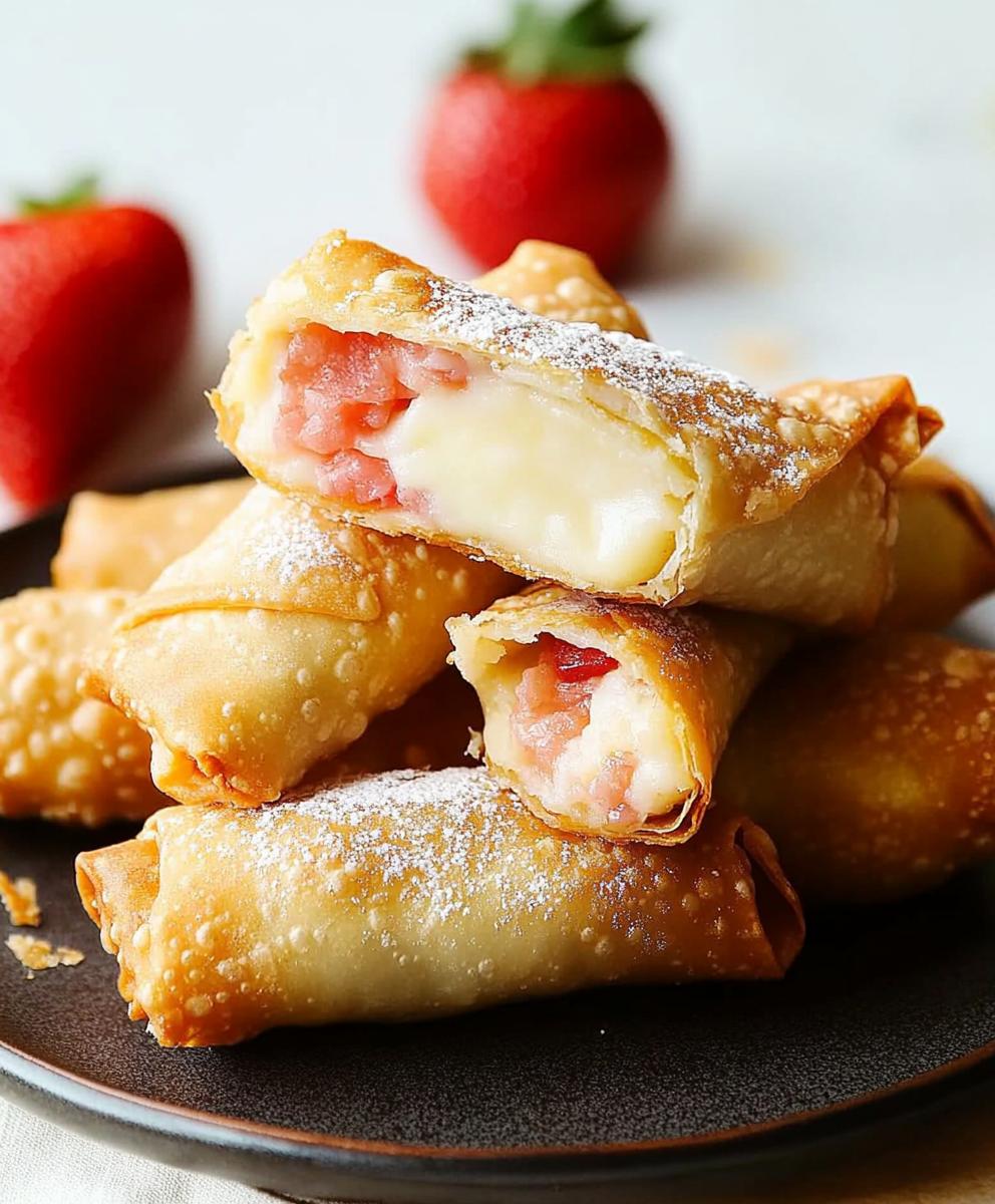 Cheesecake Egg Rolls Recipe