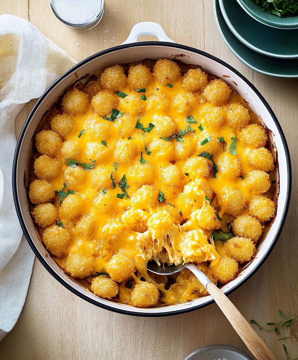 Cheesy Tater Tot Casserole Recipe