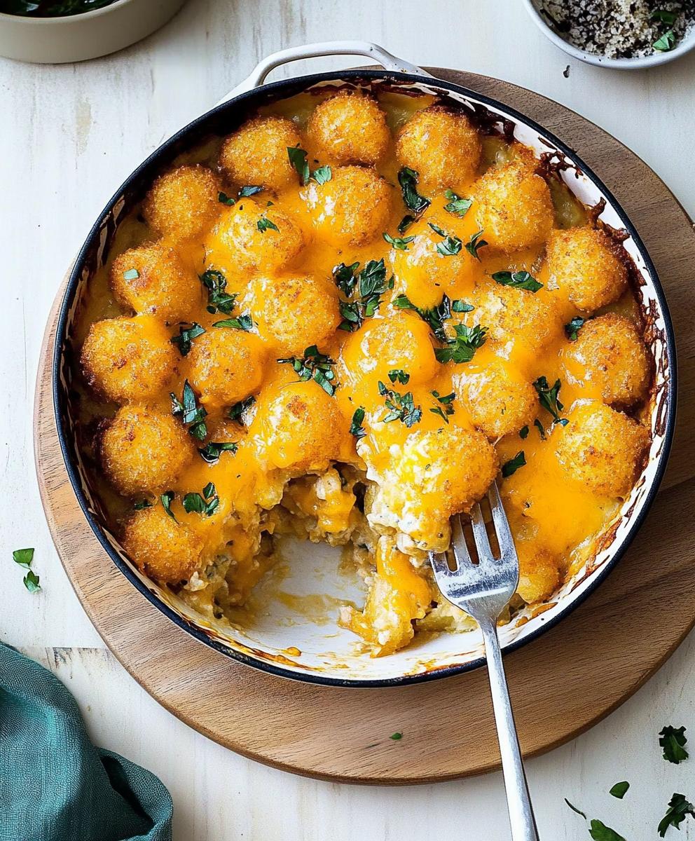 Cheesy Tater Tot Casserole Recipe