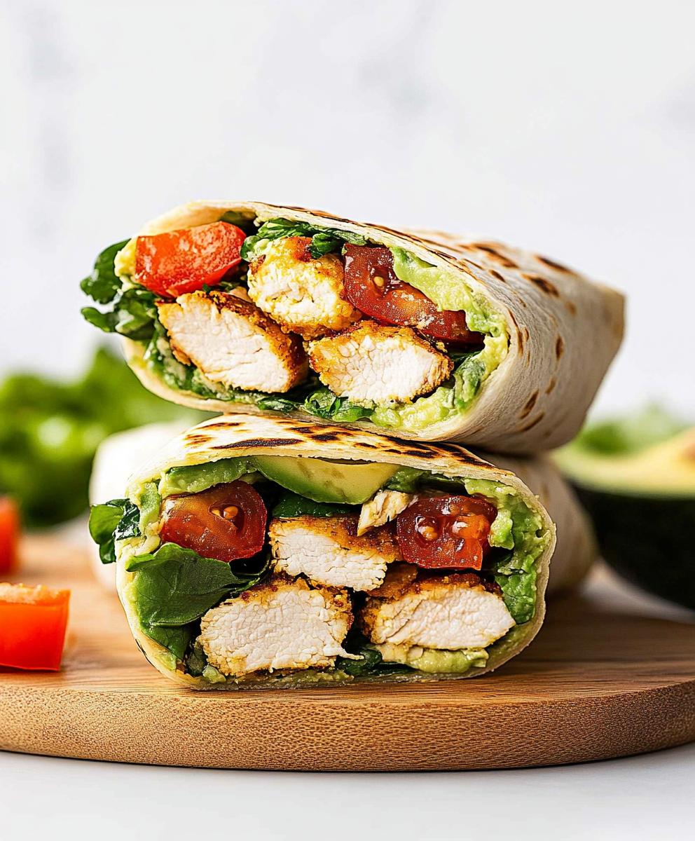 Chicken Avocado Wrap Recipe