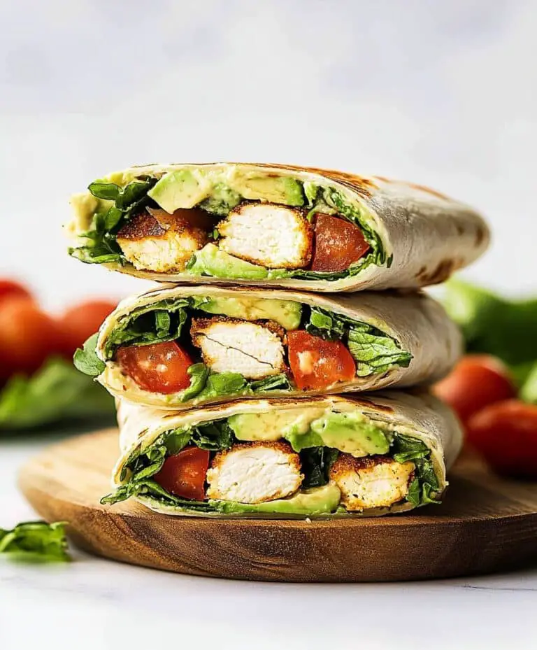 Chicken Avocado Wrap Recipe