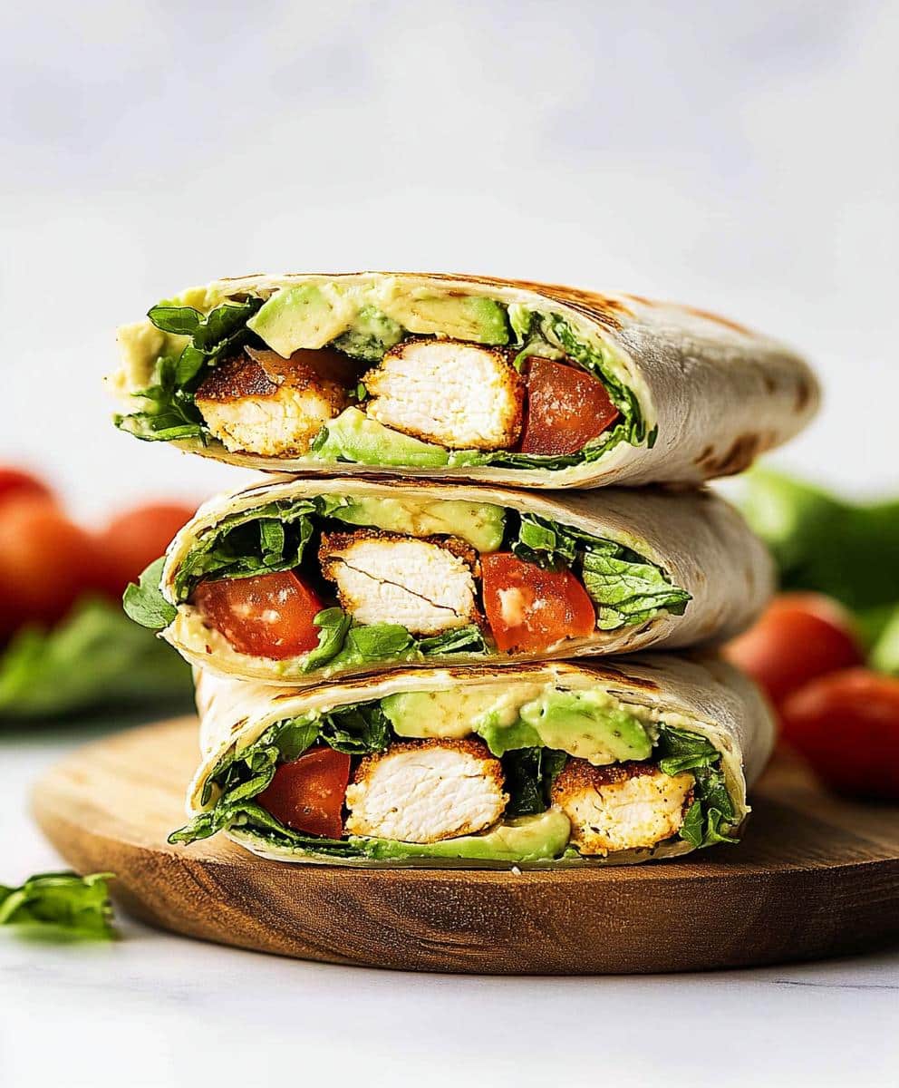Chicken Avocado Wrap Recipe
