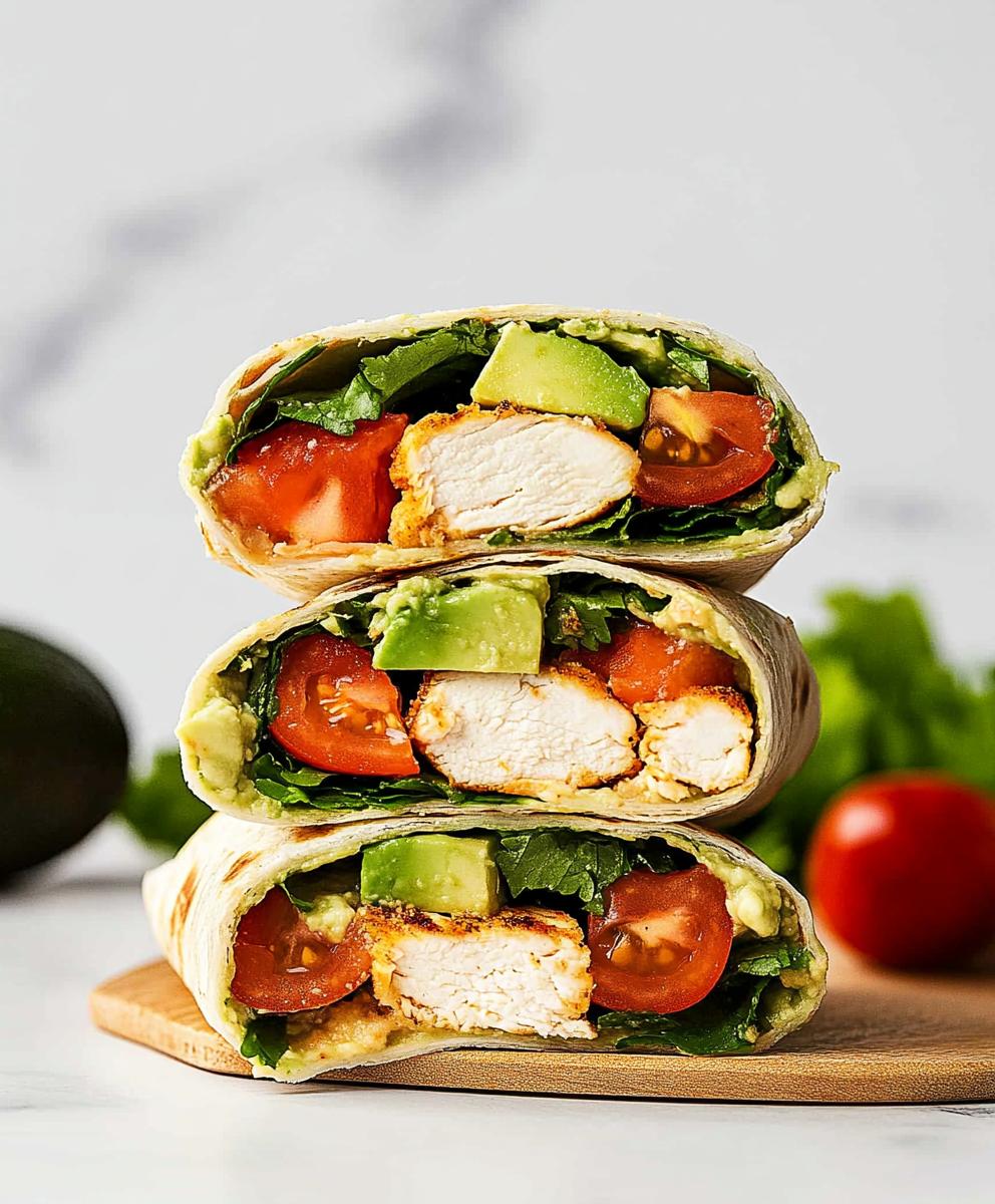 Chicken Avocado Wrap Recipe
