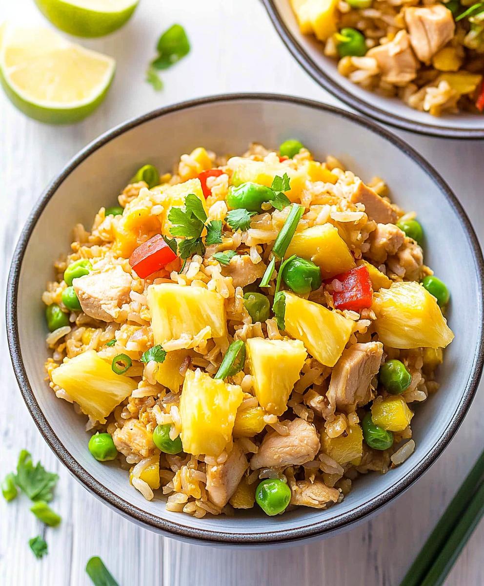 Chicken Pineapple Fried Rice Recipe