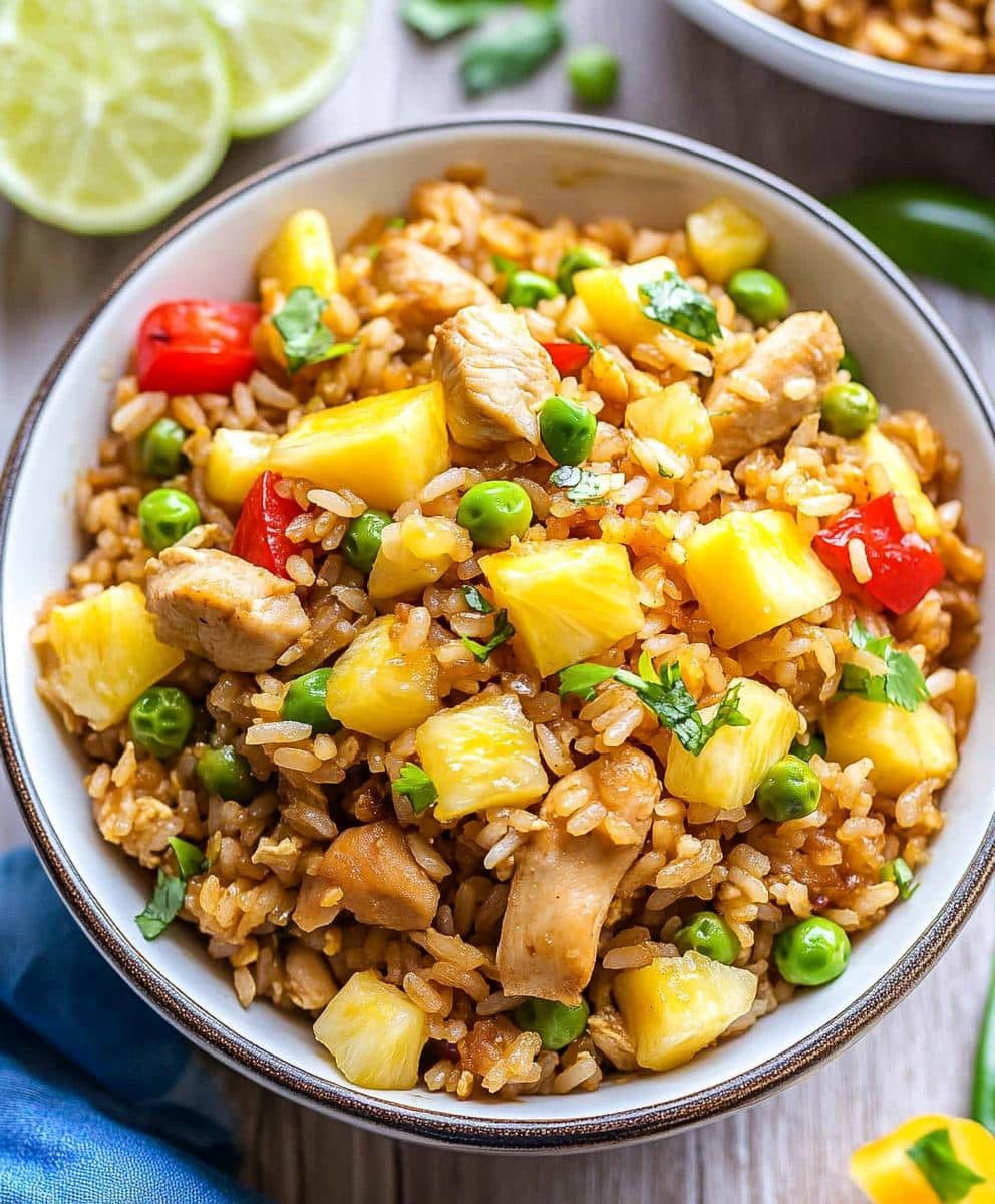 Chicken Pineapple Fried Rice Recipe
