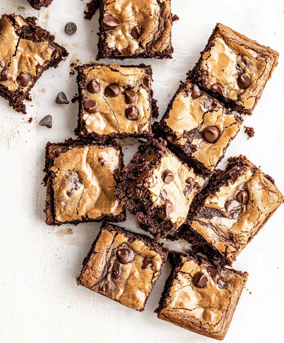 Chocolate Chip Cookie Brownies Recipe