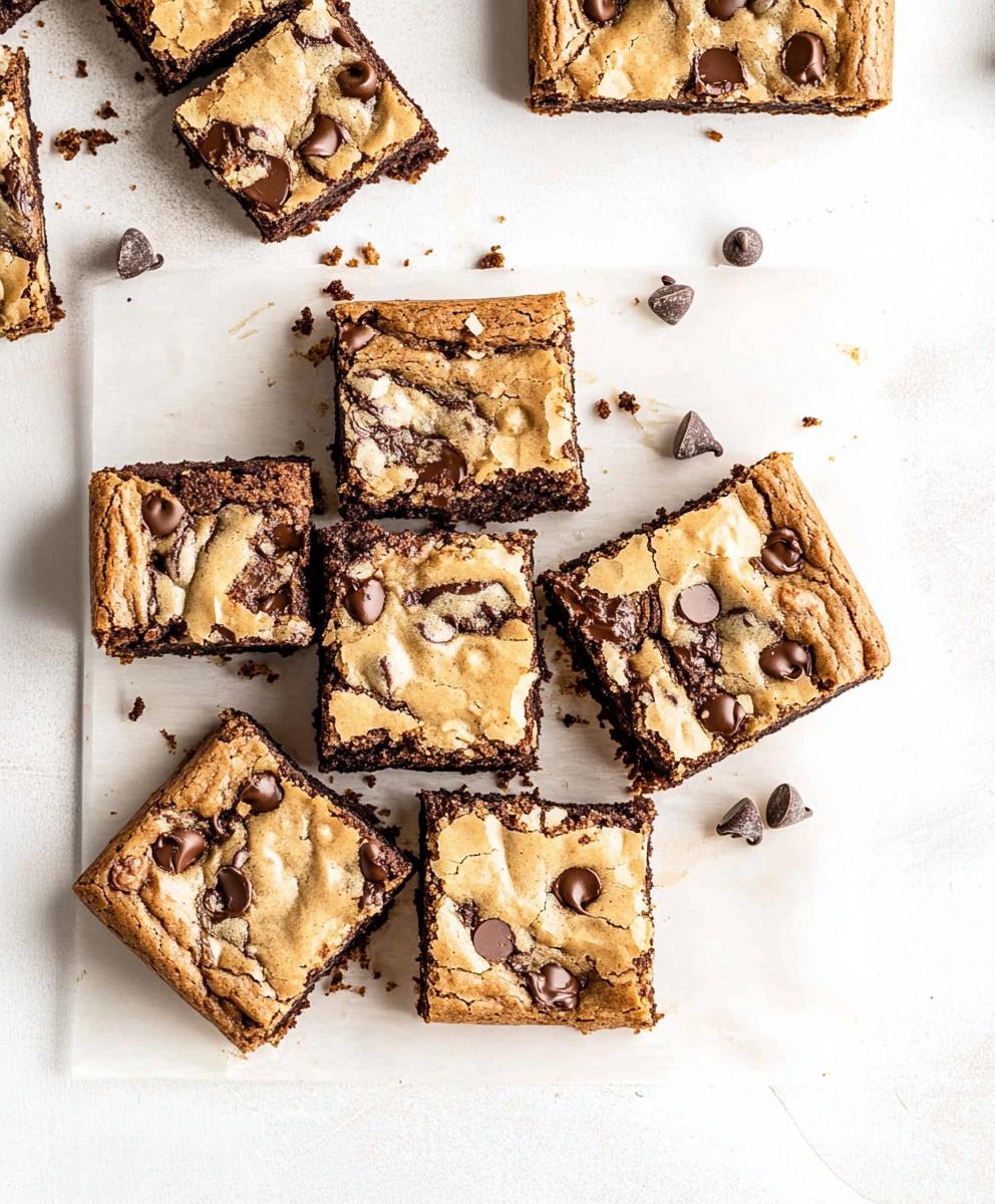 Chocolate Chip Cookie Brownies Recipe