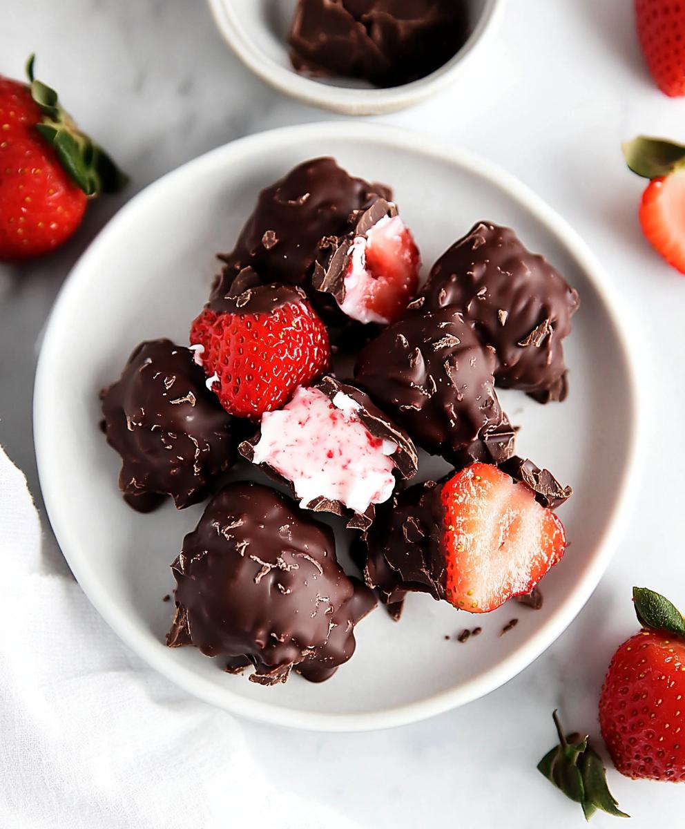Chocolate Strawberry Yogurt Clusters Recipe
