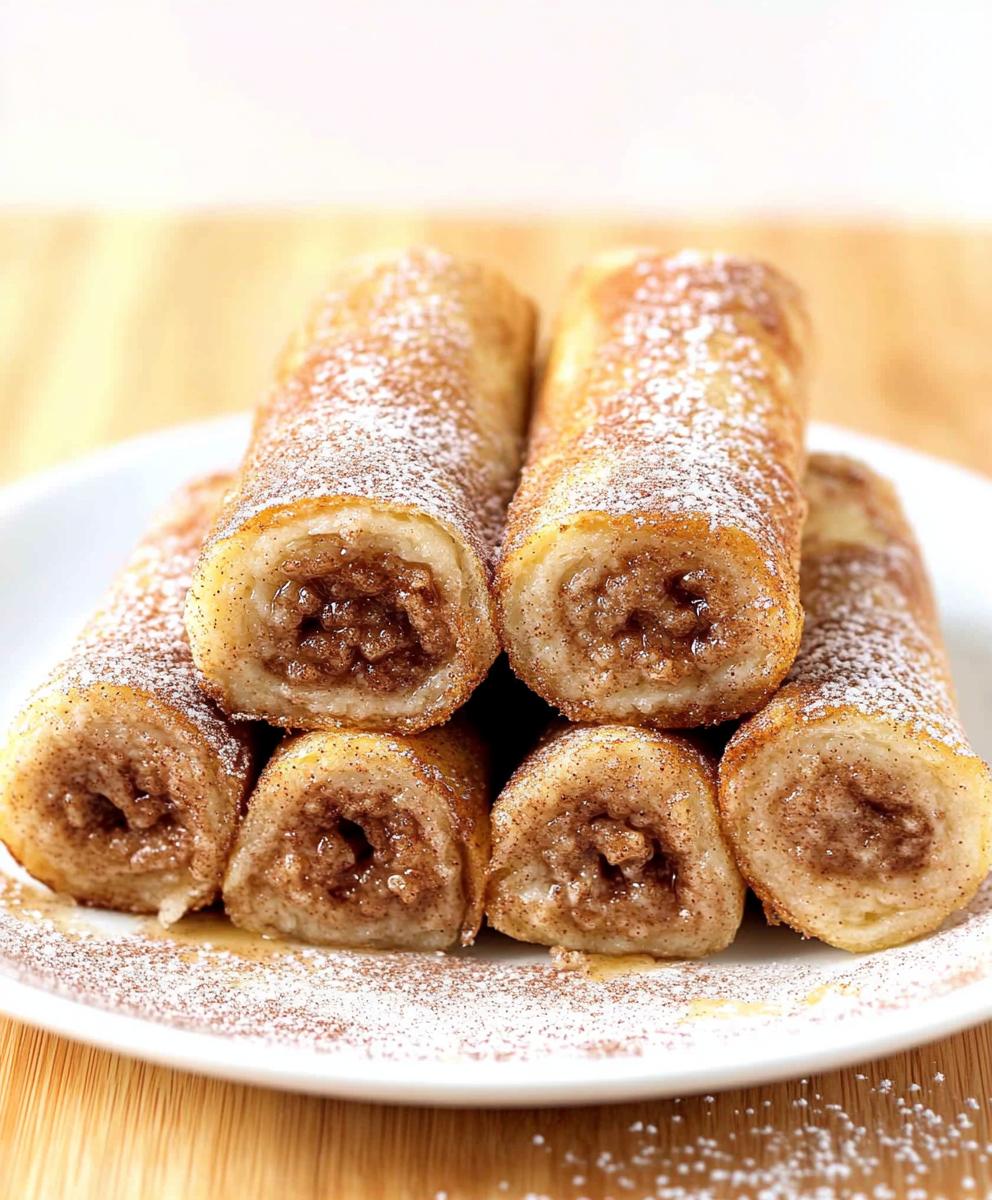 Cinnamon French Toast Roll Ups Recipe