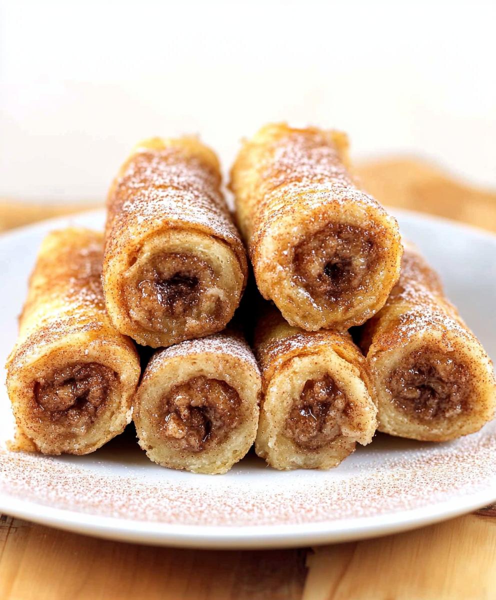 Cinnamon French Toast Roll Ups Recipe