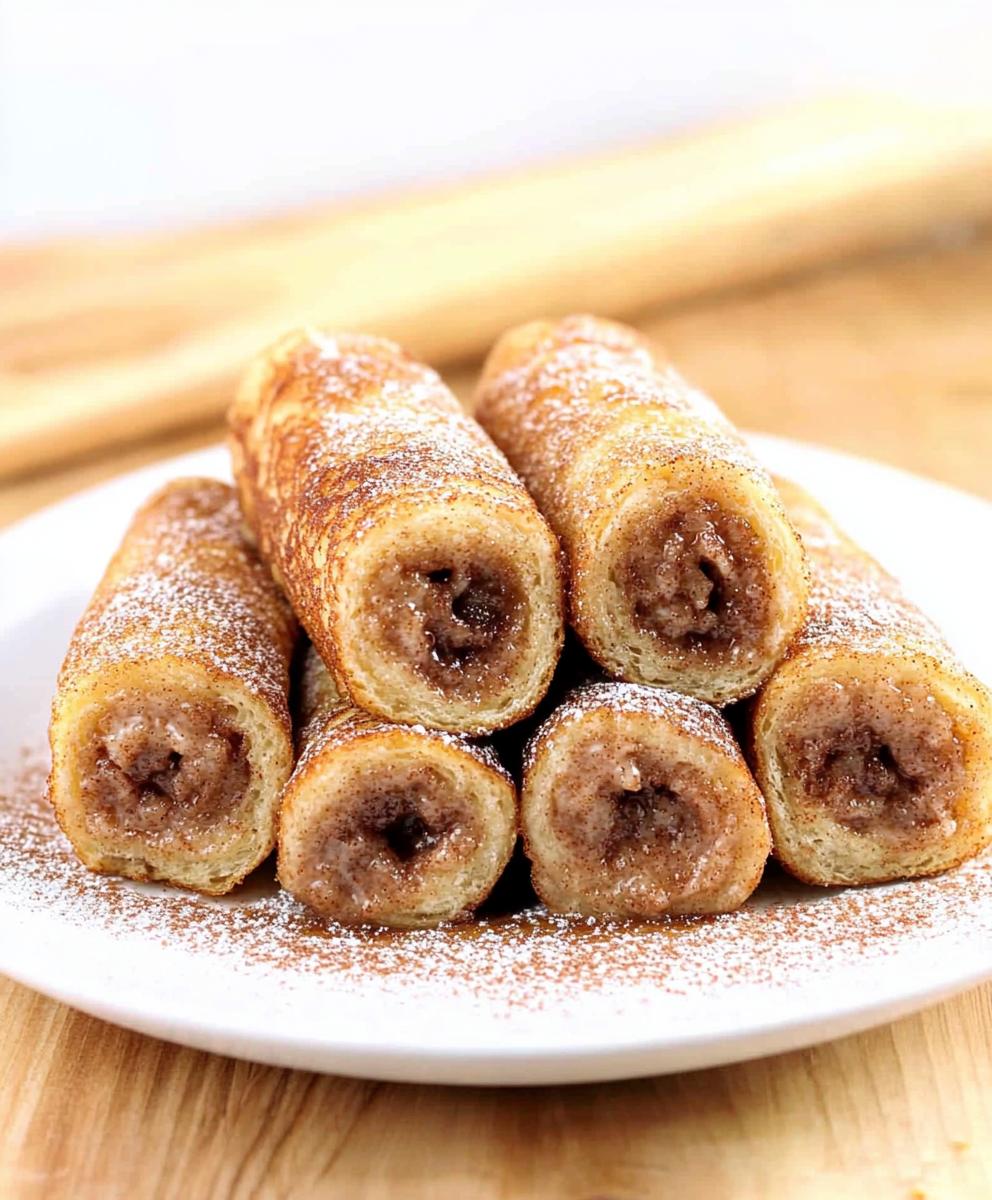 Cinnamon French Toast Roll Ups Recipe