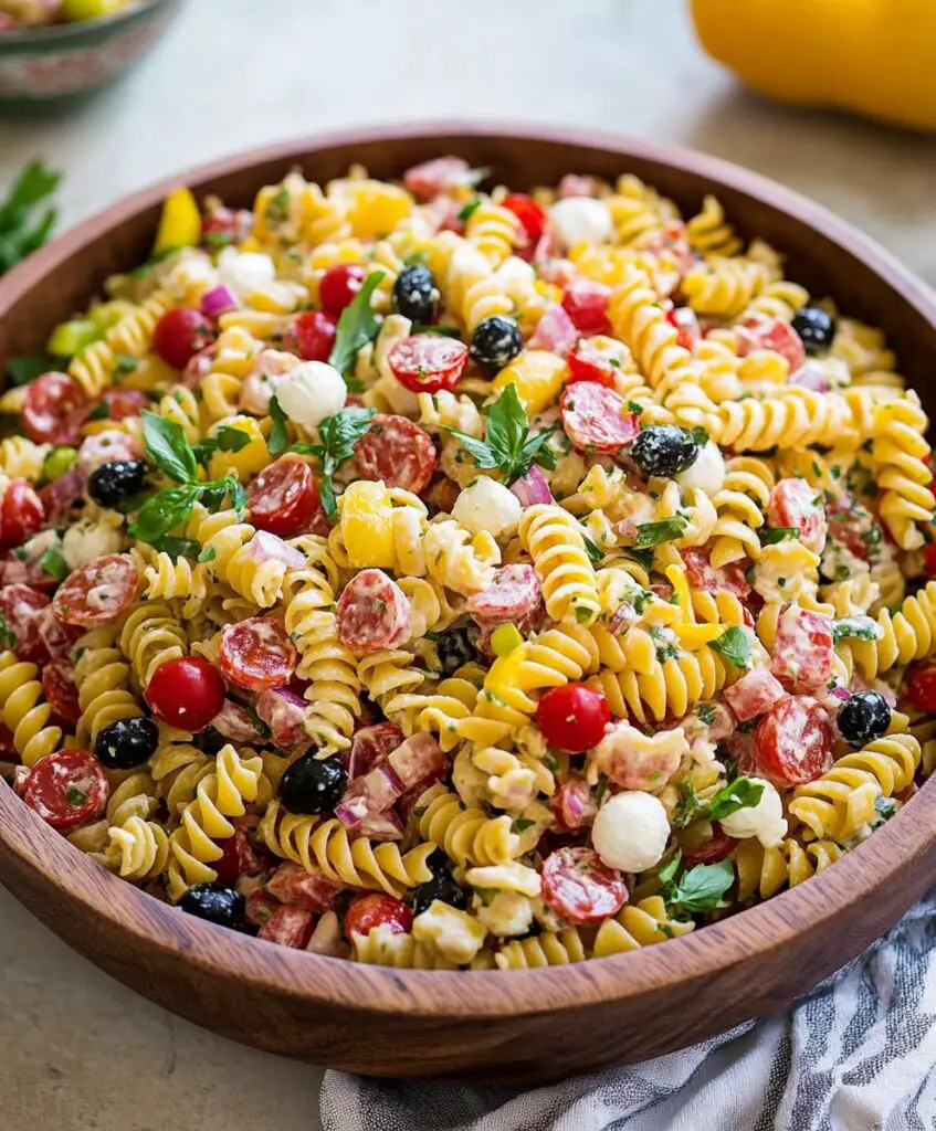 Classic Italian Pasta Salad Recipe