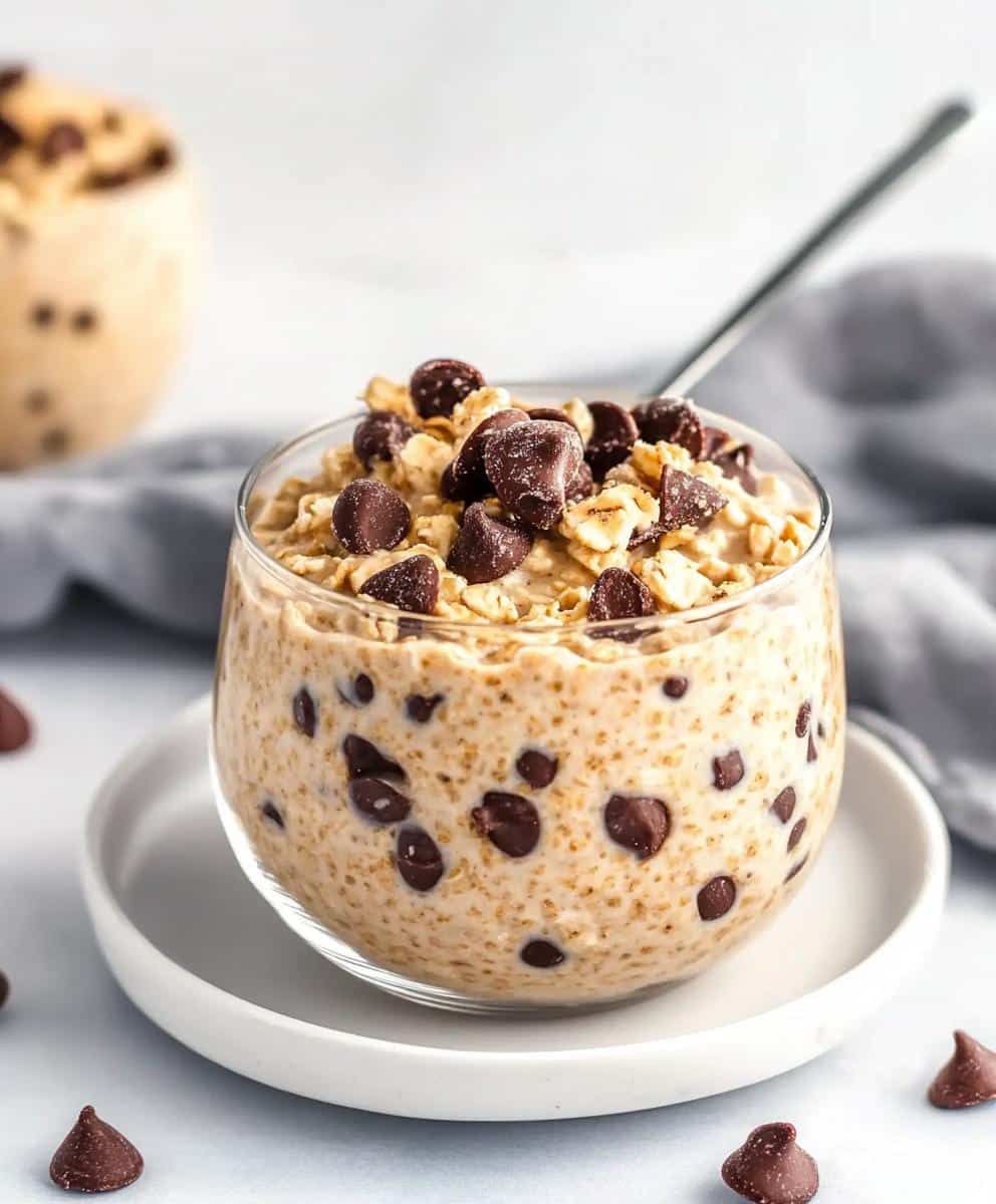 Cookie Dough Overnight Oats Recipe