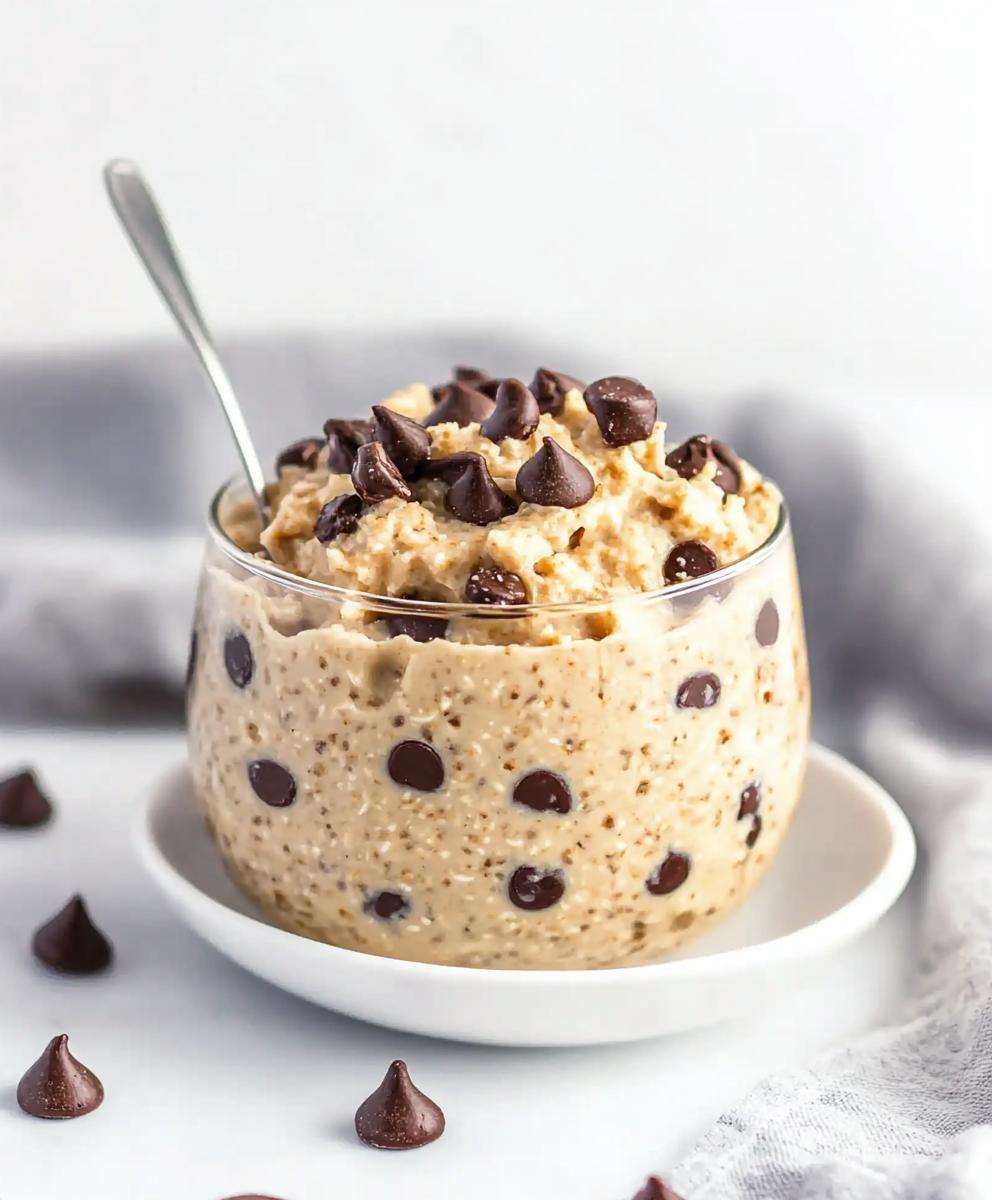 Cookie Dough Overnight Oats Recipe
