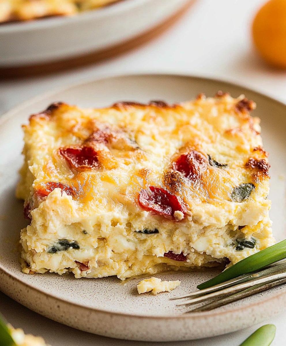Cottage Cheese Egg Bake Recipe