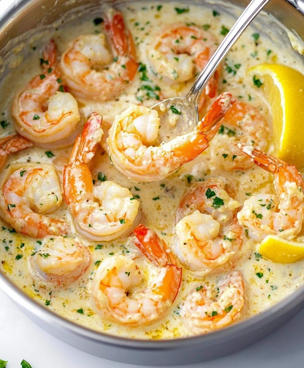 Creamy Garlic Shrimp Recipe