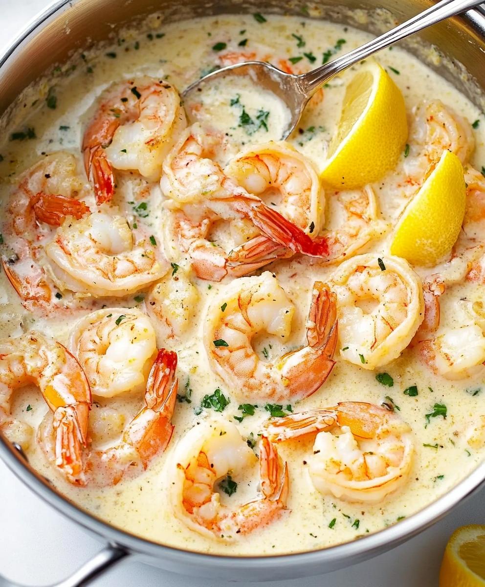Creamy Garlic Shrimp Recipe