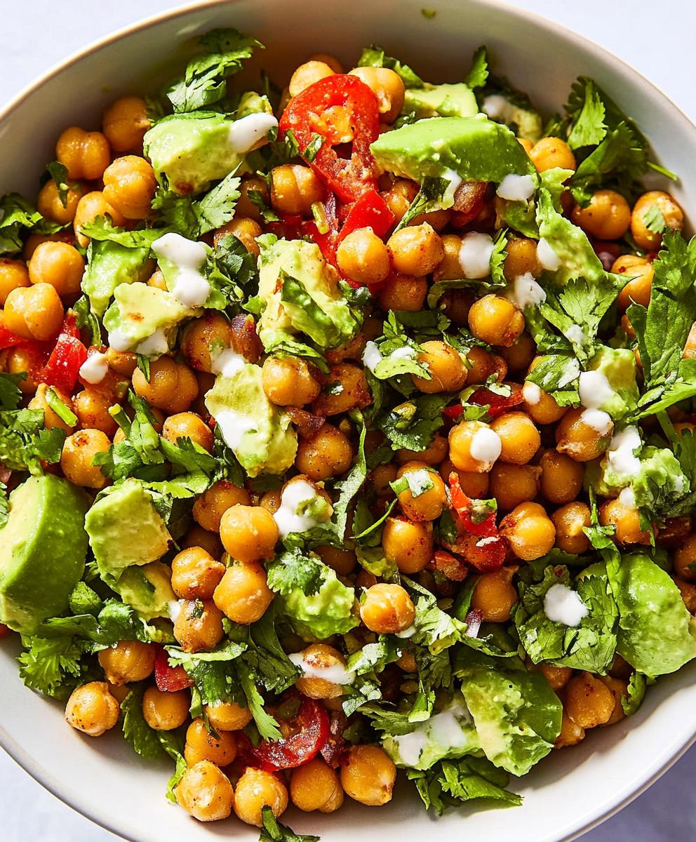 Crispy Chili-lime Chickpea Salad Recipe