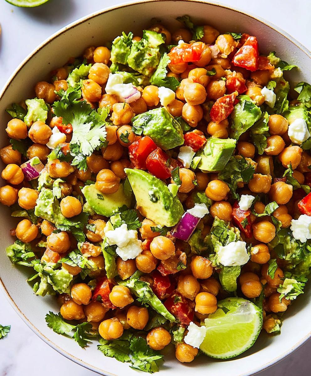 Crispy Chili-lime Chickpea Salad Recipe