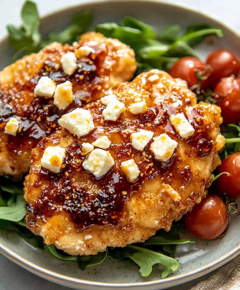 Crispy Hot Honey Feta Chicken Recipe