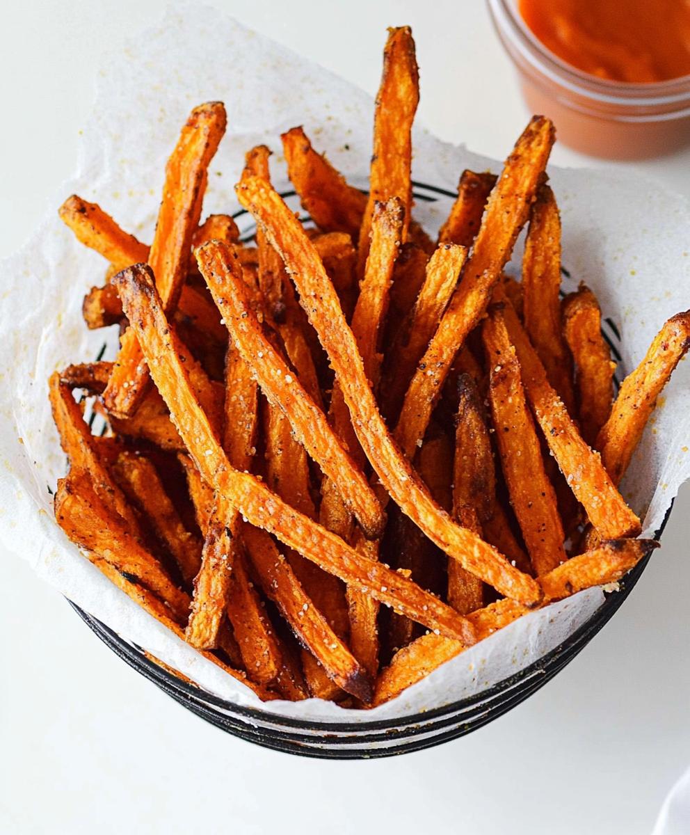 Crispy Oven Baked Sweet Potato Fries Recipe