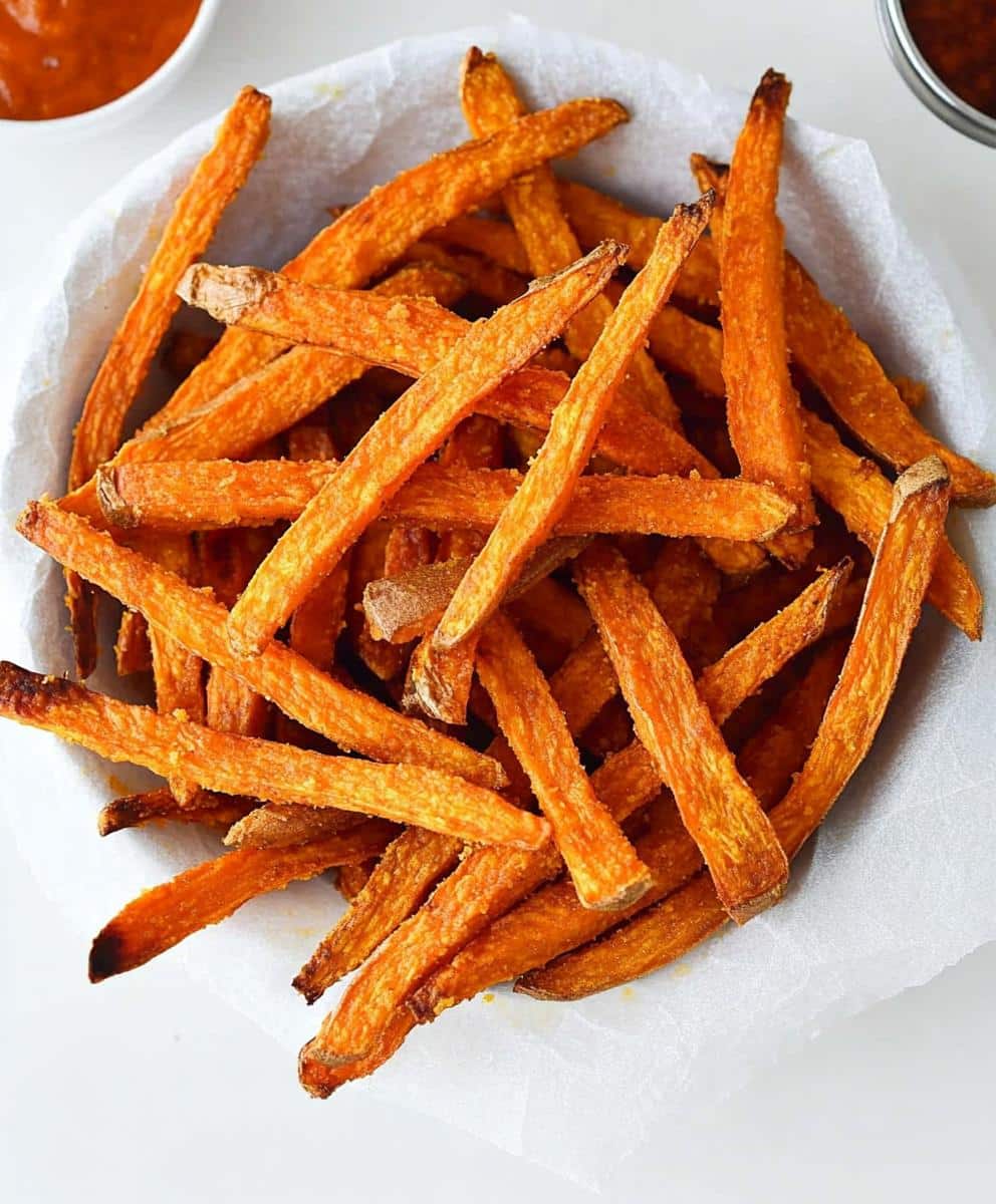 Crispy Oven Baked Sweet Potato Fries Recipe