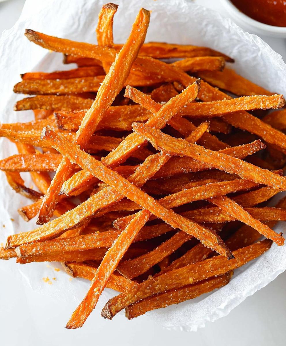 Crispy Oven Baked Sweet Potato Fries Recipe