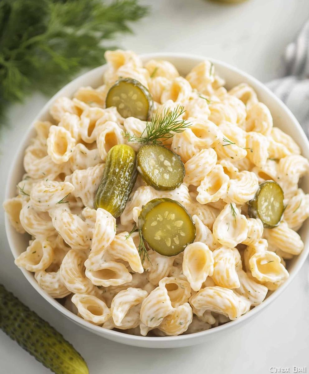 Dill Pickle Pasta Salad Recipe