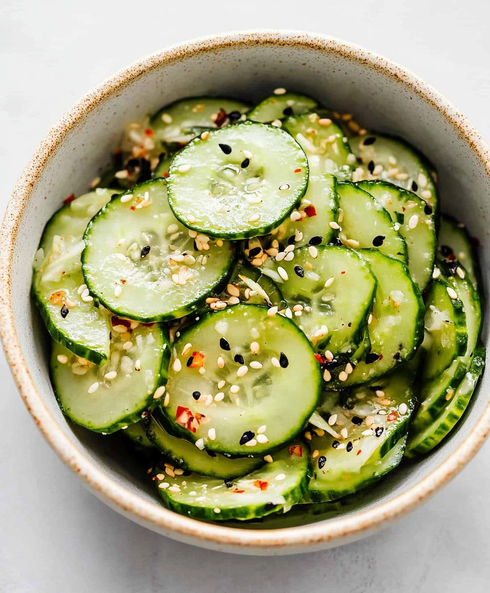 Easy Asian Cucumber Salad Recipe