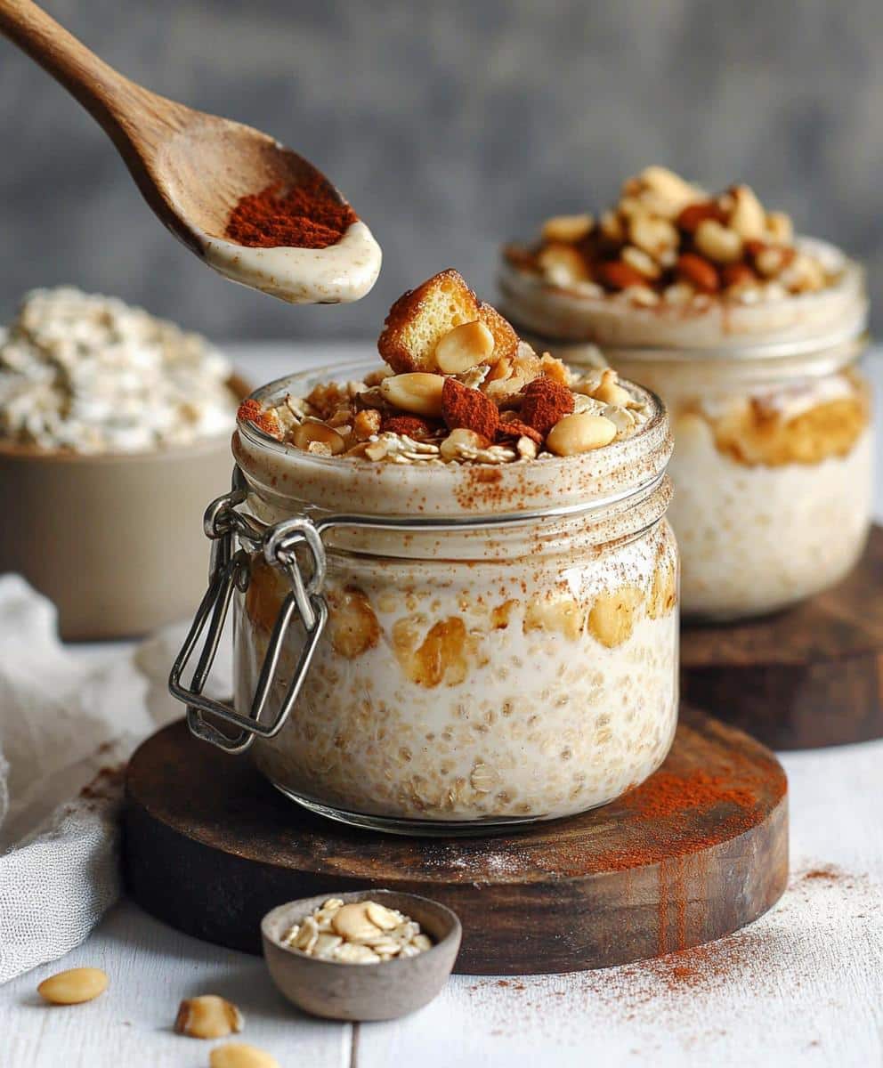French Toast Overnight Oats Recipe