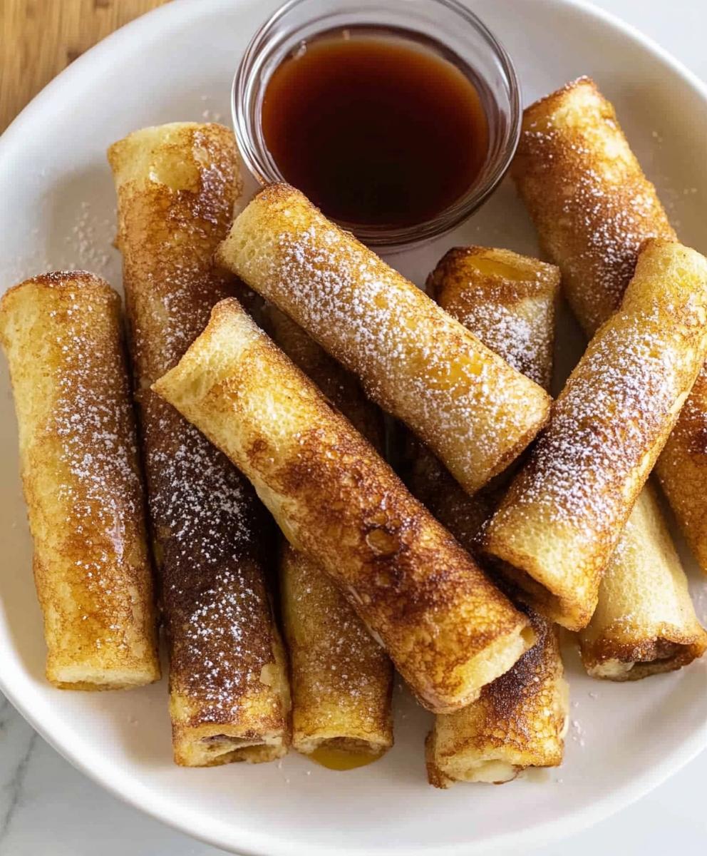 French Toast Roll-ups Recipe