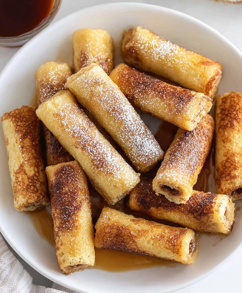 French Toast Roll-ups Recipe