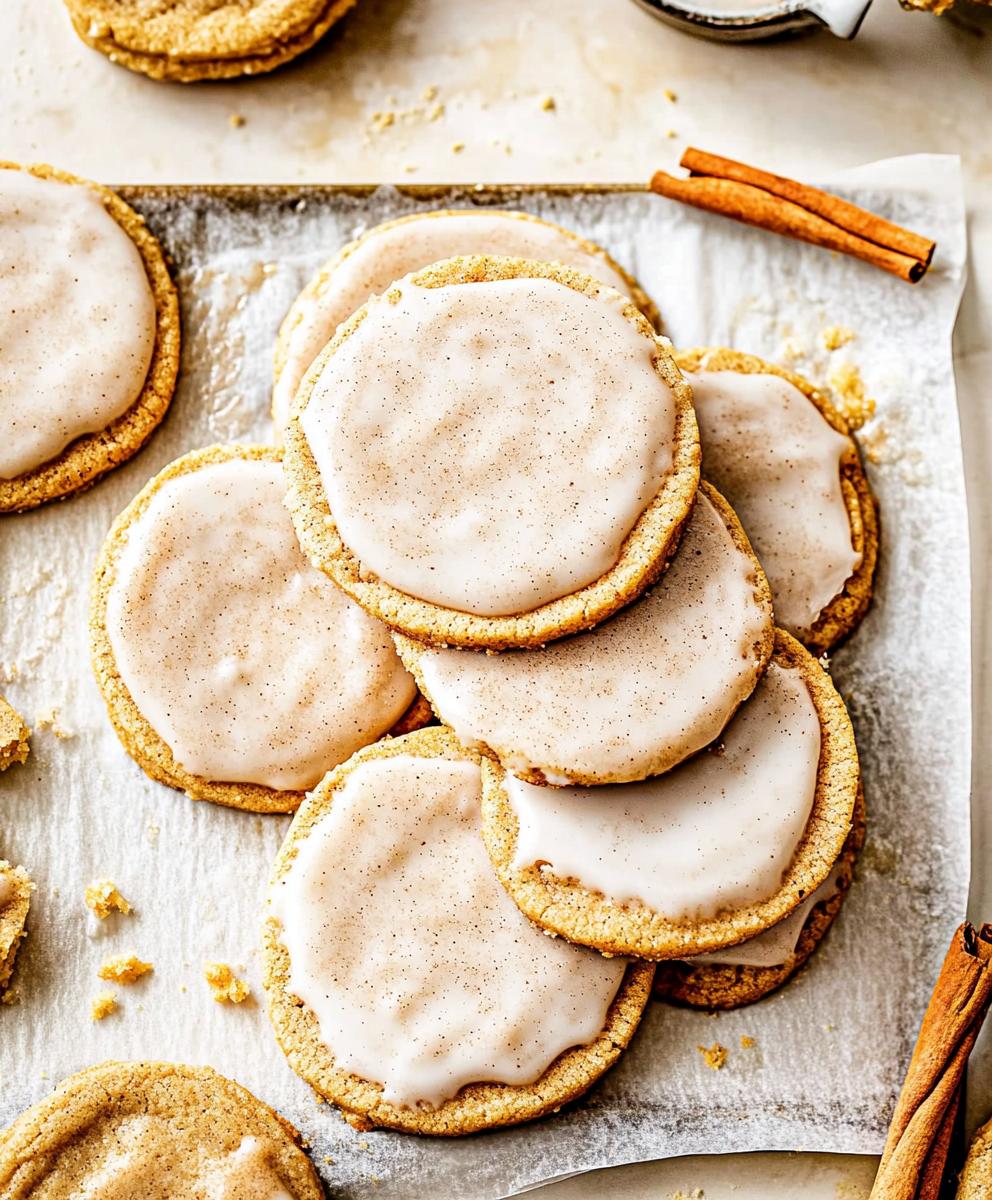Frosted Brown Sugar Cinnamon Pop Tart Cookies Recipe