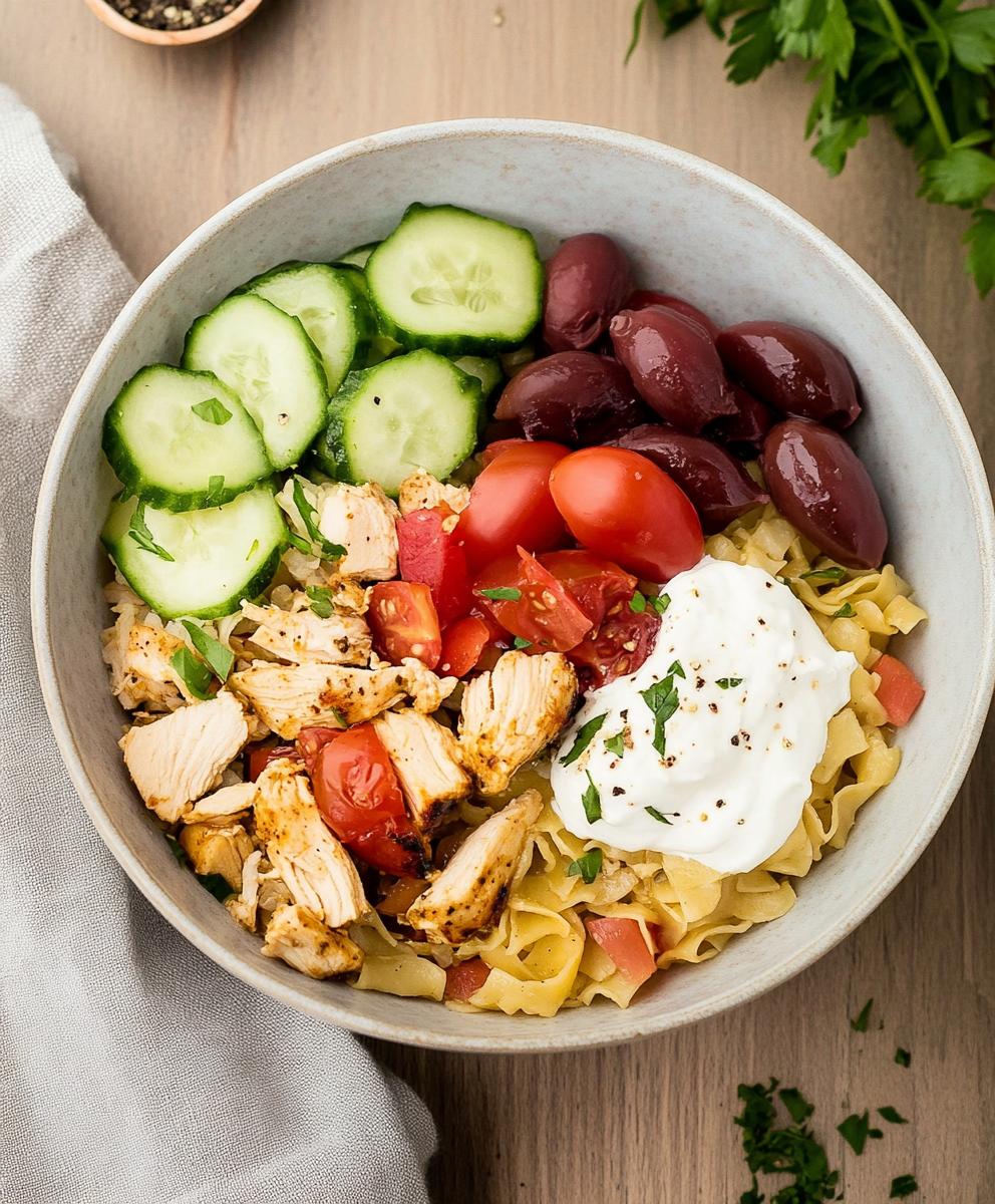 Greek Chicken Bowls Recipe