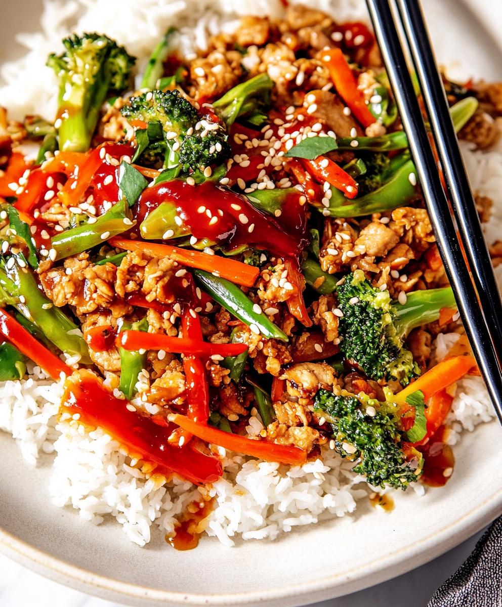 Ground Turkey Teriyaki Stir Fry Recipe