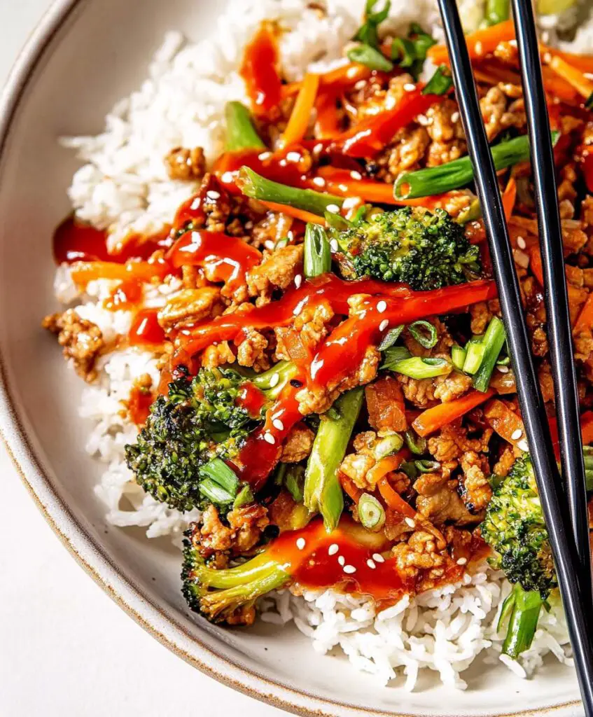 Ground Turkey Teriyaki Stir Fry Recipe