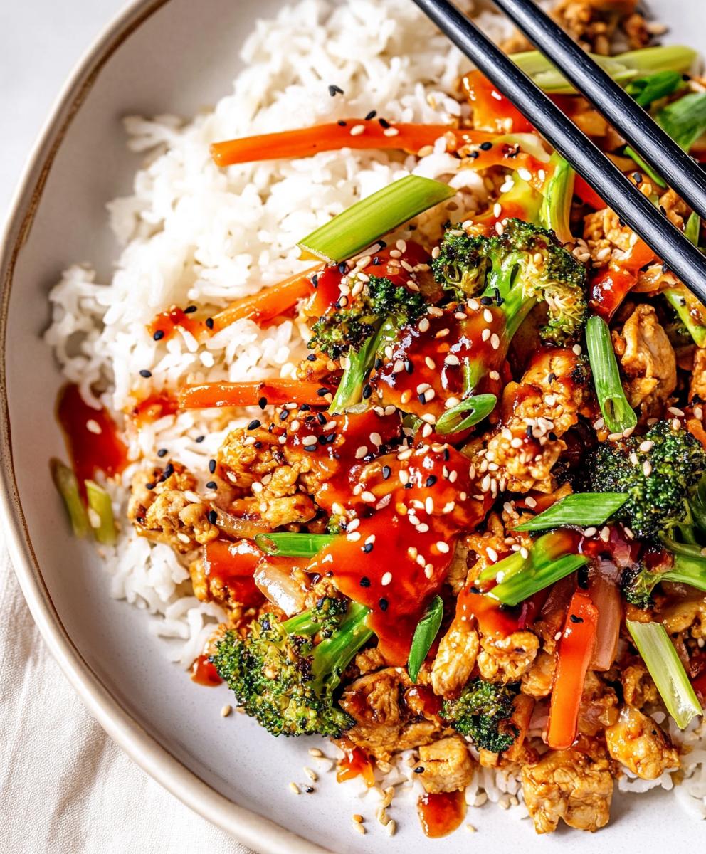 Ground Turkey Teriyaki Stir Fry Recipe
