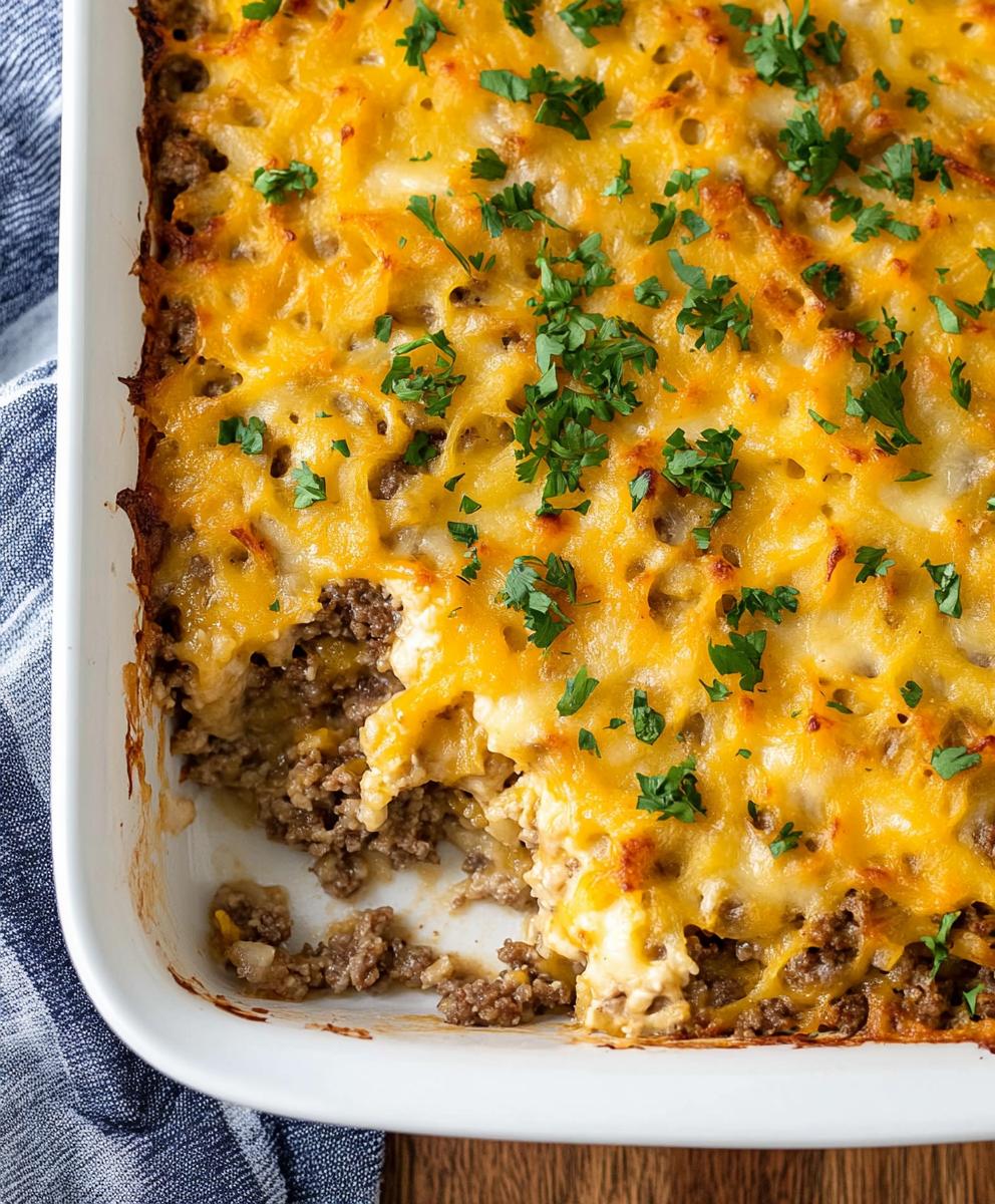 Hamburger Hashbrown Casserole Recipe