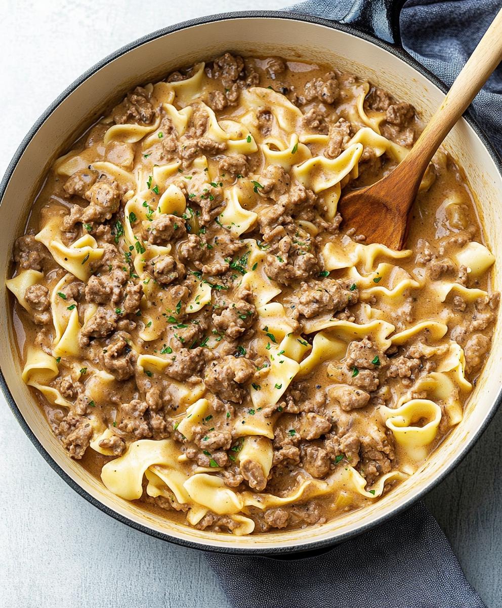 Helpful Hamburger Stroganoff Recipe