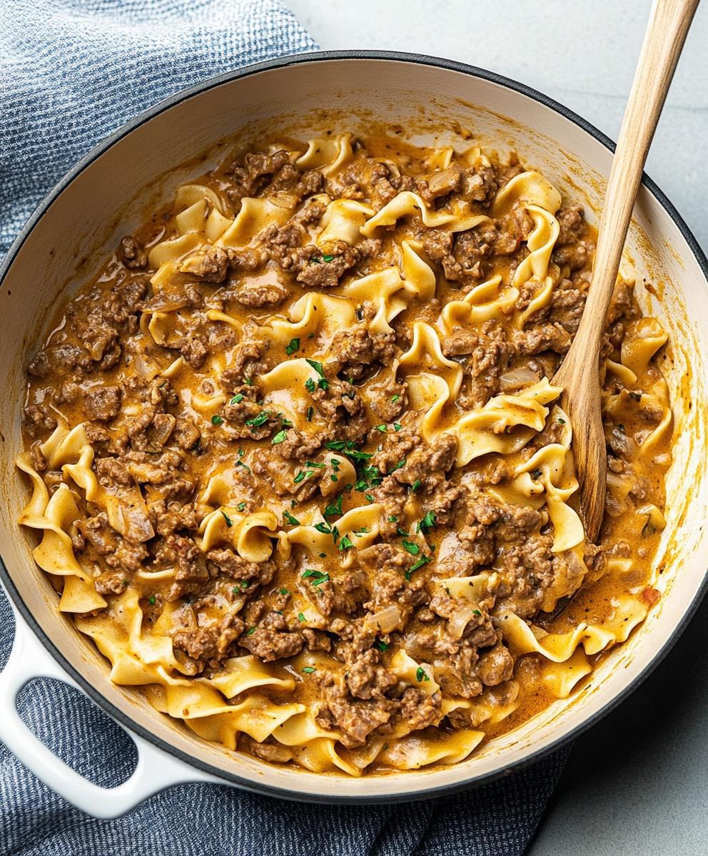 Helpful Hamburger Stroganoff Recipe