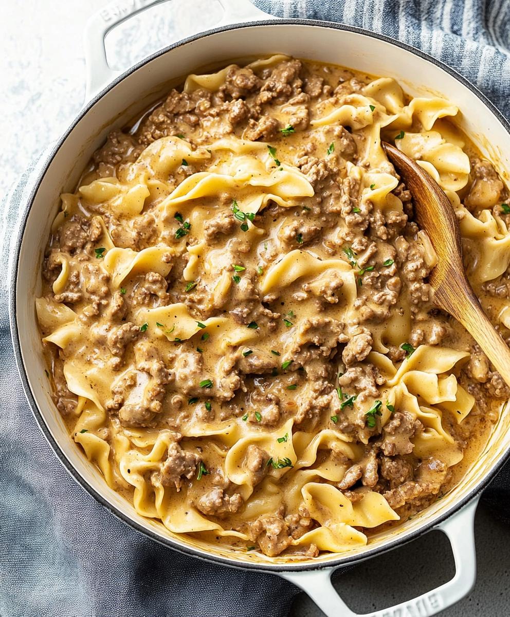 Helpful Hamburger Stroganoff Recipe