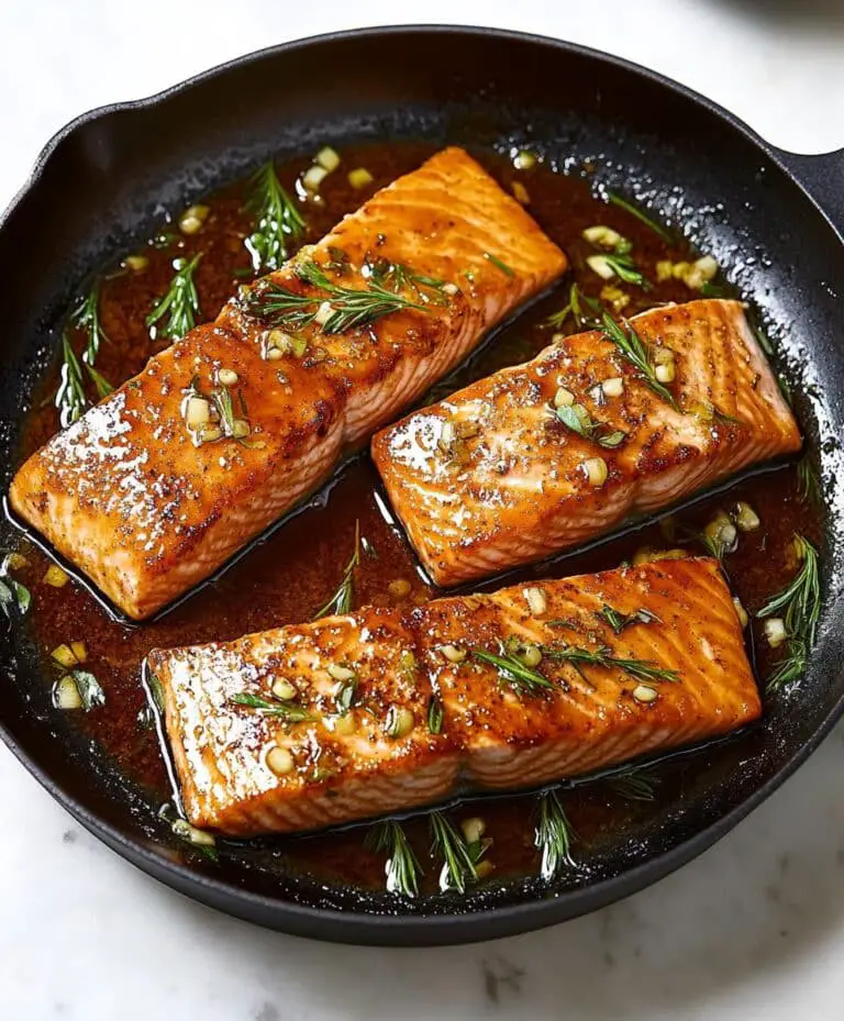 Honey-garlic Glazed Salmon Recipe