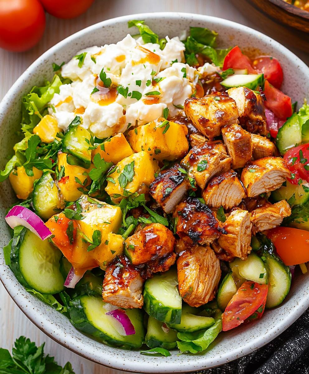 Honey Spicy Chicken Salad Recipe