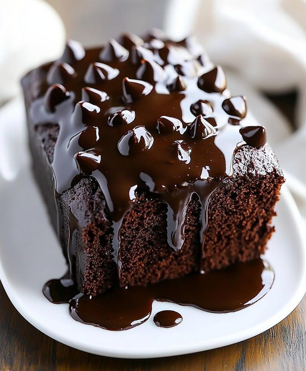 Hot Fudge Brownie Bread Recipe