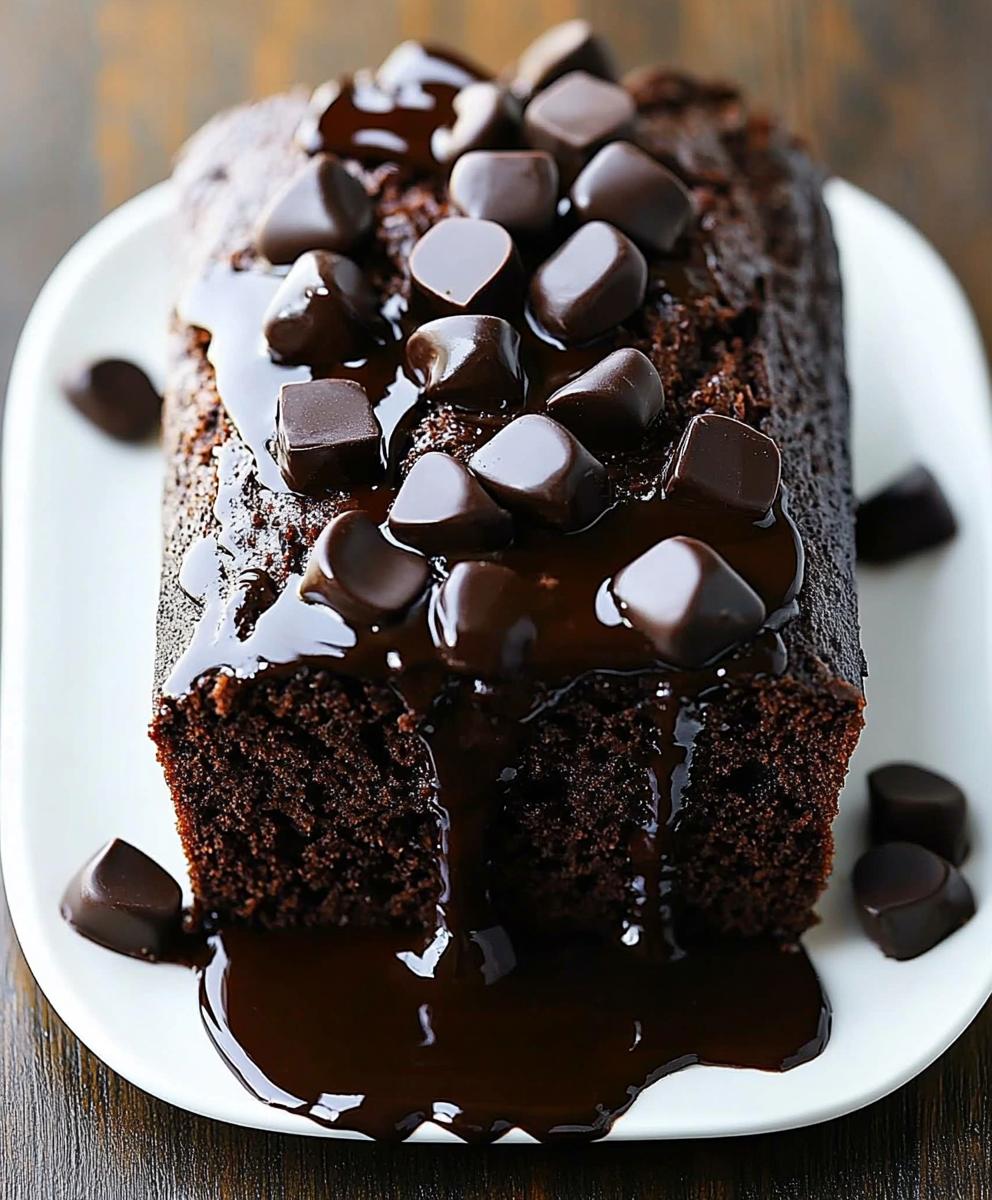 Hot Fudge Brownie Bread Recipe