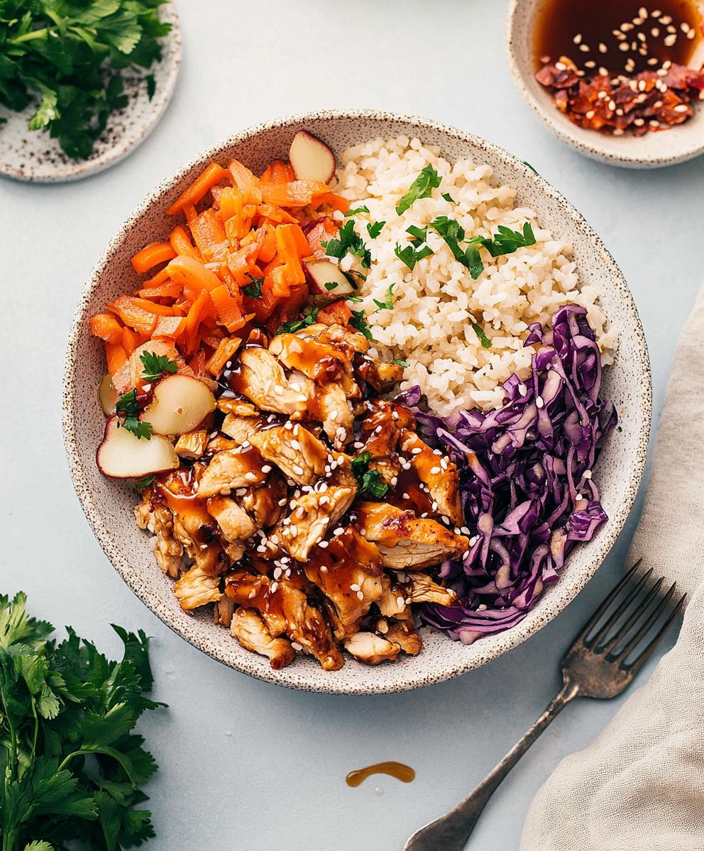 Hot Honey Chicken Bowls Recipe