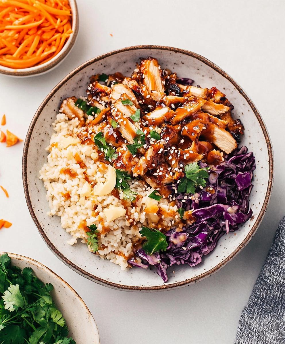 Hot Honey Chicken Bowls Recipe