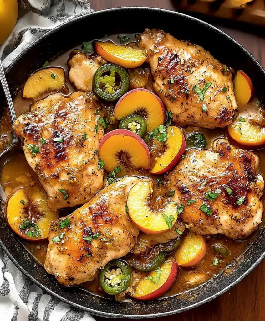 Jalapeno Peach Chicken Recipe