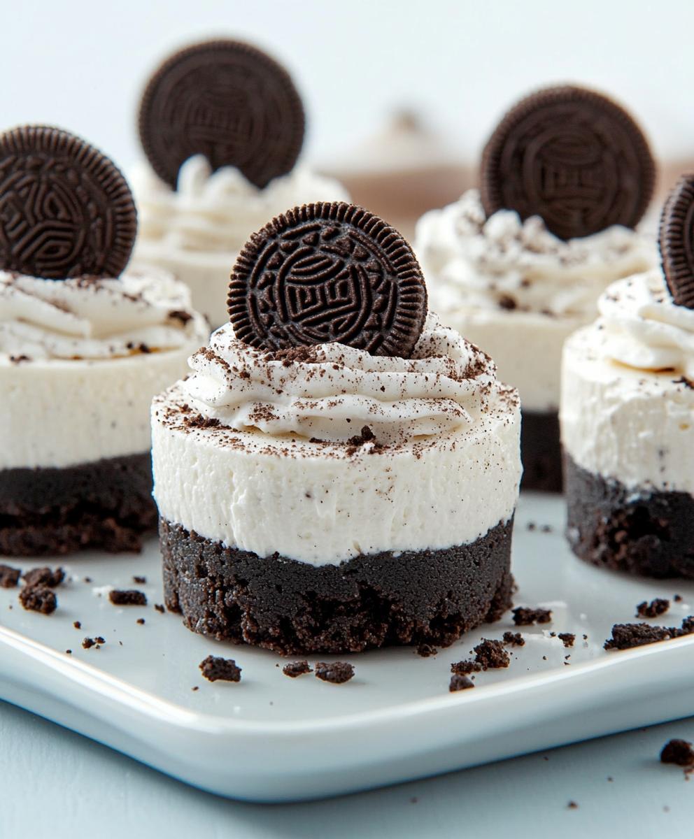 Mini Oreo Cheesecakes Recipe